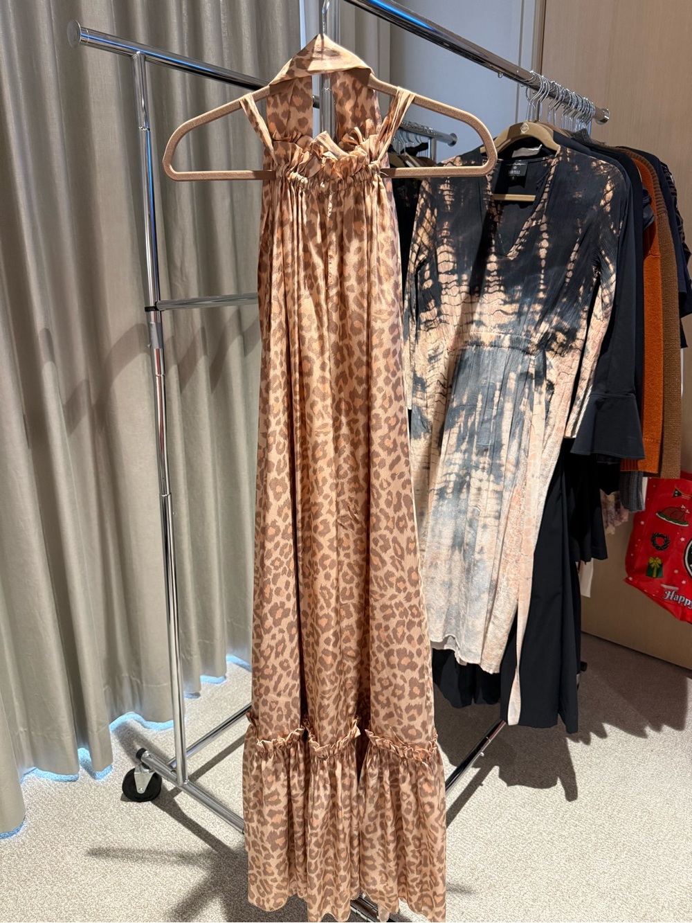 ZIMMERMANN Kirra Leopard-Print Silk-Satin Maxi Dress
